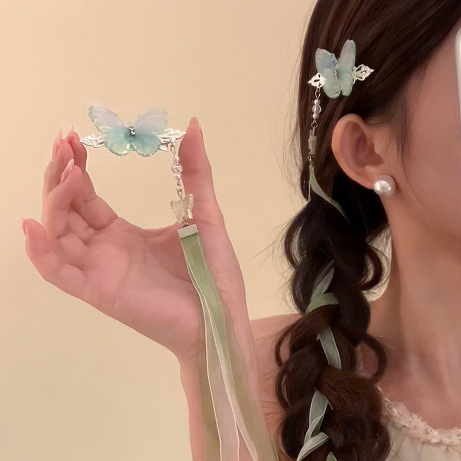 Hanbok Hair Pin - 2 stks Neo Chinese Stijl Haarspeldjes