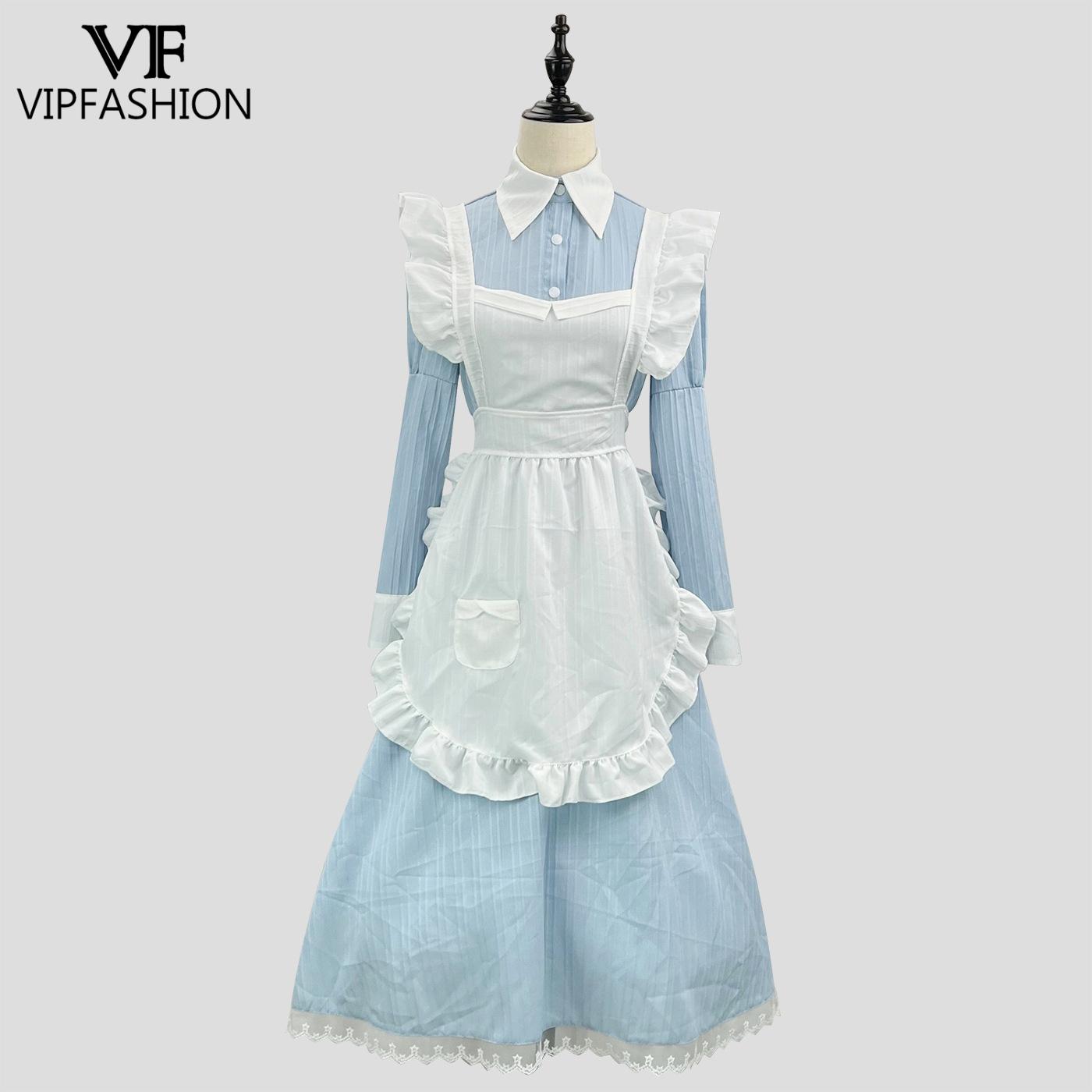 Korean Lifestyle - VIP FASHION Victoriaanse meidjurk Lolita cosplay