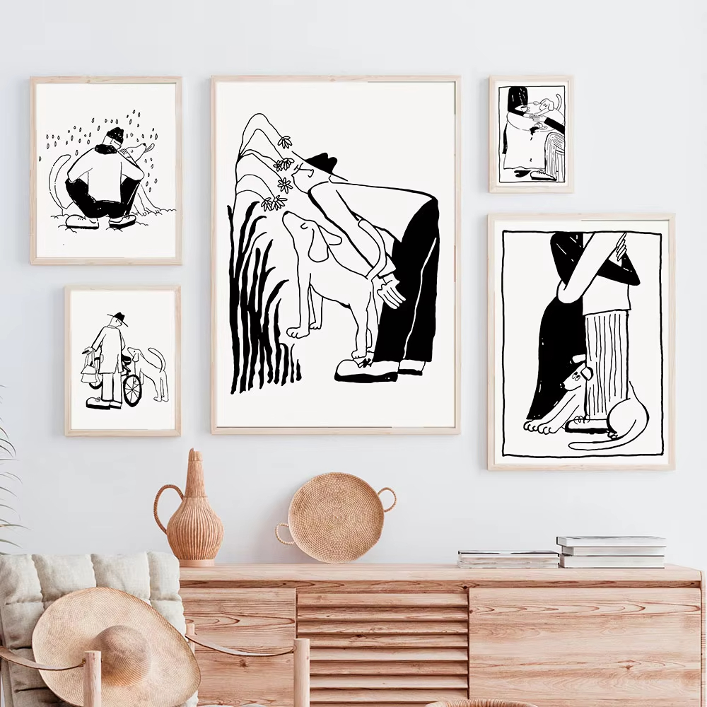 Lifestyle Of Korean - Koreaanse minimalistische levensstijl en liefdesposter, leuk