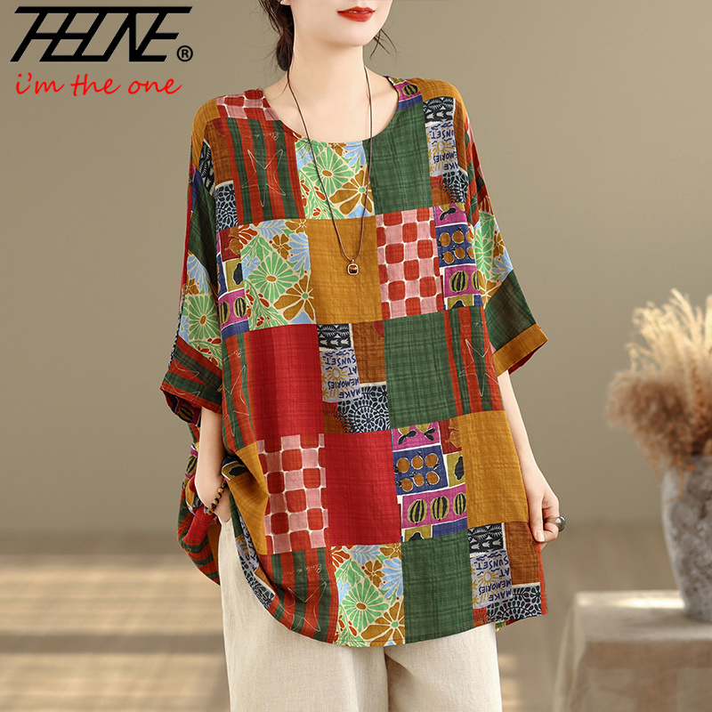 THHONE Dames Shirts Print Loss - Korean Lifestyle recensie en prijs