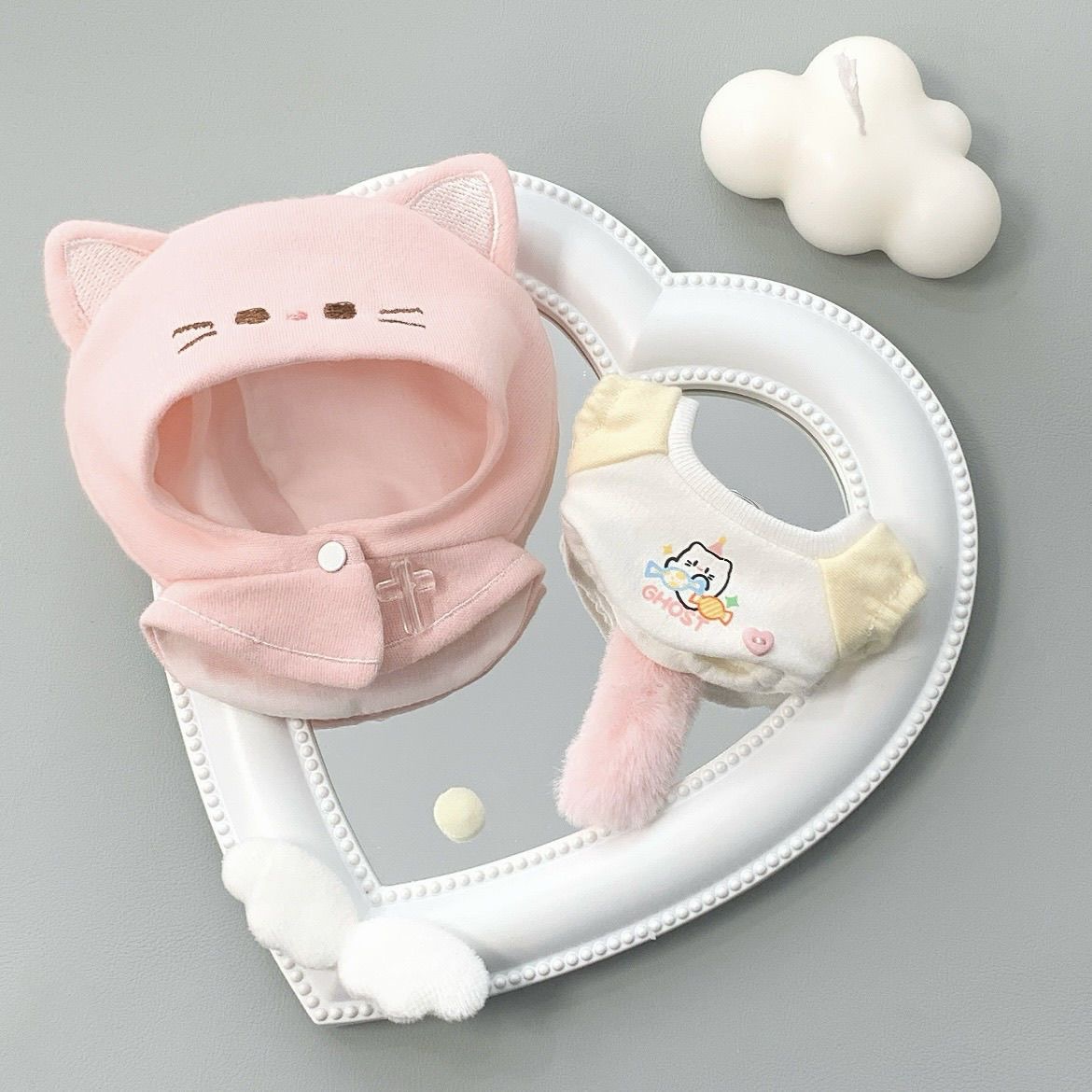 10 cm katoenen pop kat oren me - Korean Girl Lifestyle recensie en prijs