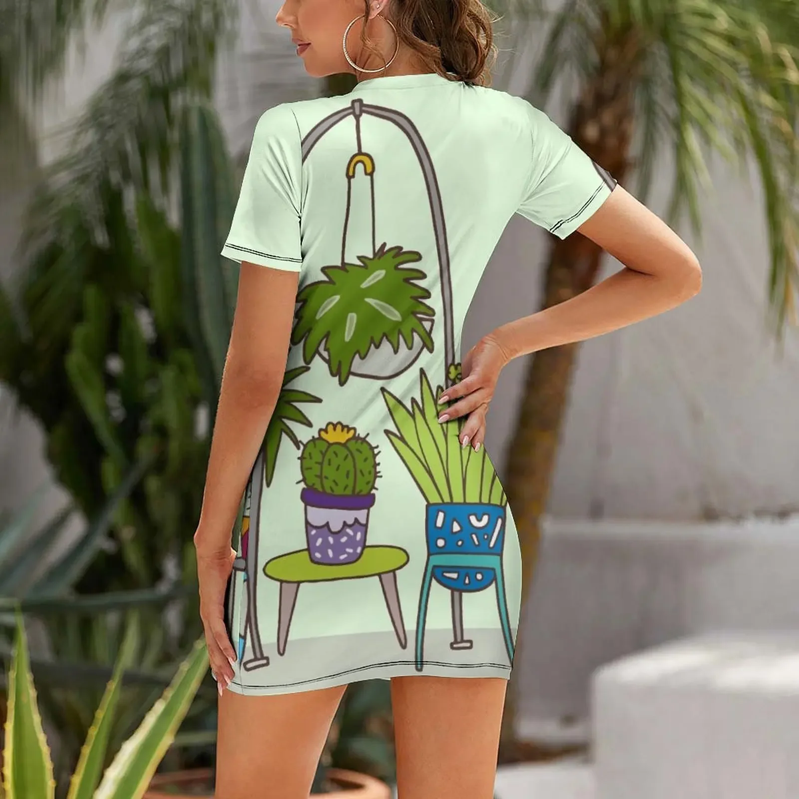 Plant life Jurk met korte mouw - Korean Girl Lifestyle recensie en prijs